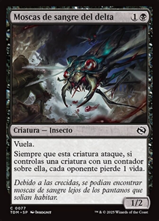 Moscas de sangre del delta