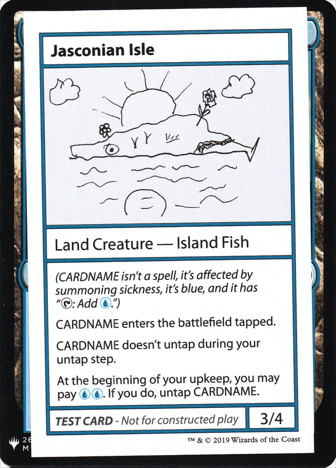 Jasconian Isle (Mystery Booster Playtest Cards 2019 #117)