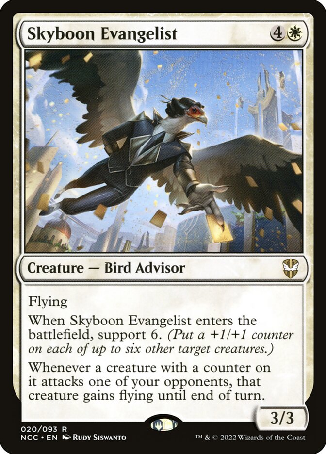 Skyboon Evangelist (New Capenna Commander #20)