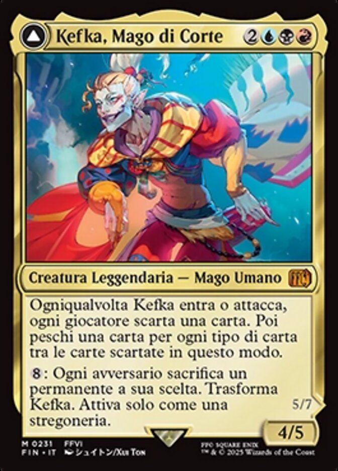 Kefka, Mago di Corte