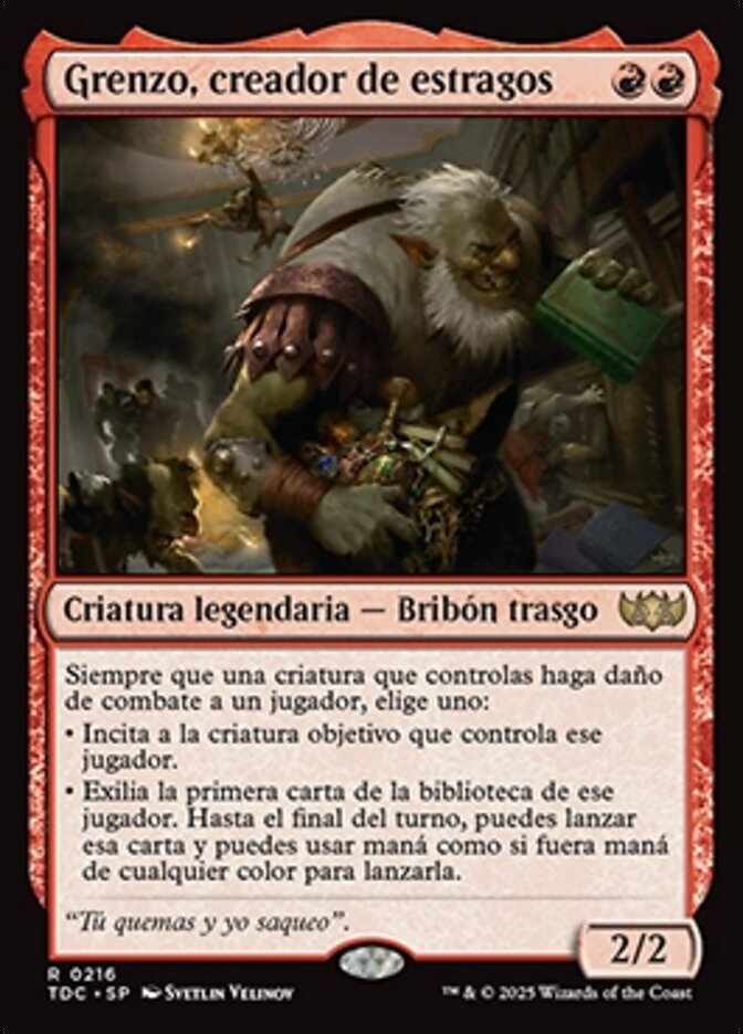 Grenzo, creador de estragos
