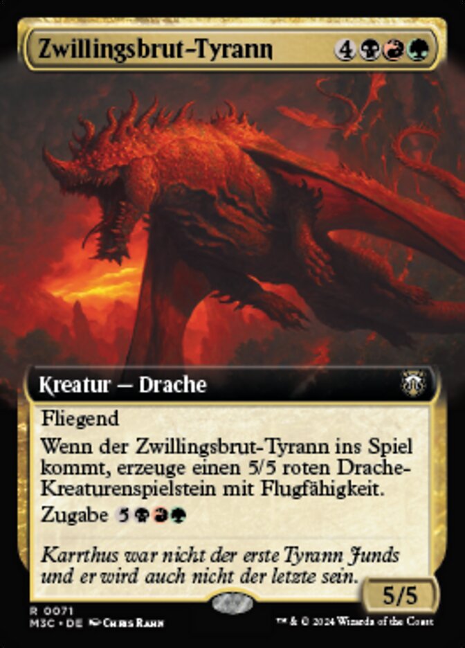 Broodmate Tyrant (Modern Horizons 3 Commander #71)