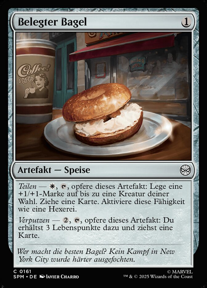 Belegter Bagel
