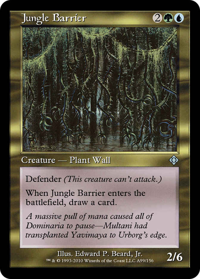 Jungle Barrier (Magic Online Theme Decks #A99)