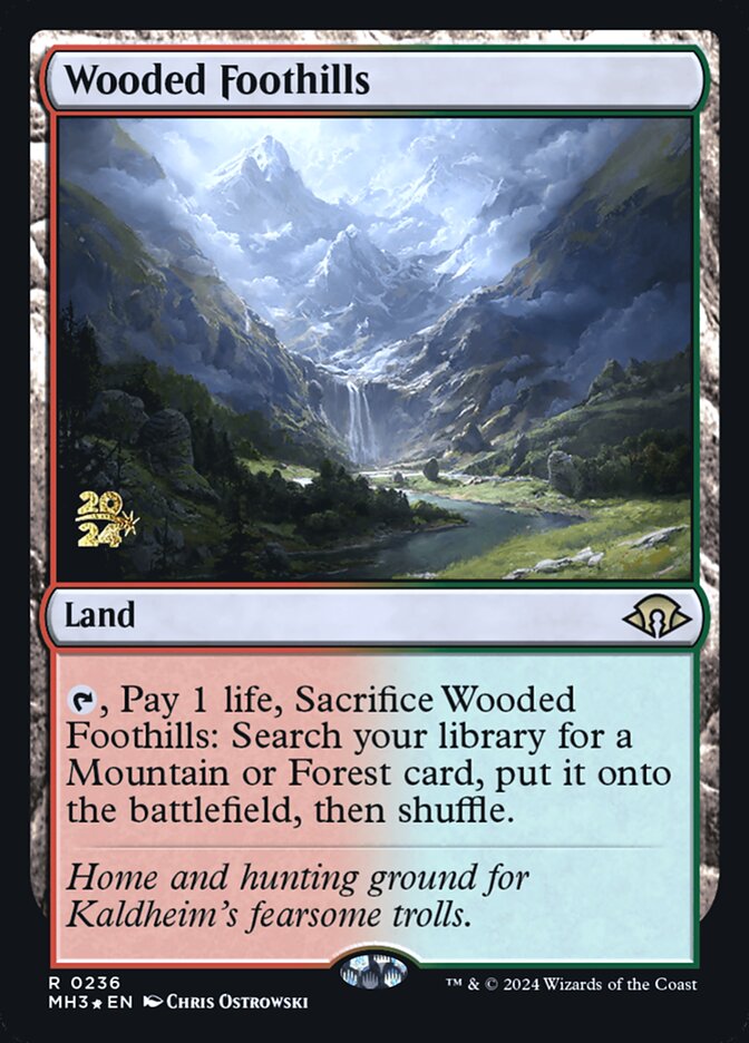 Wooded Foothills (Modern Horizons 3 Promos #236s)