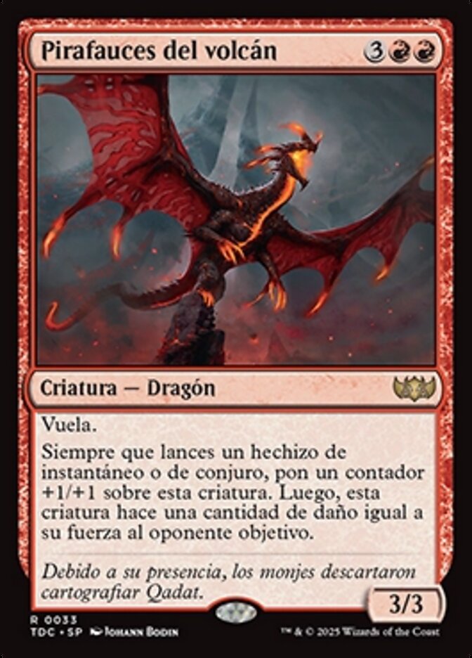 Pirafauces del volcán