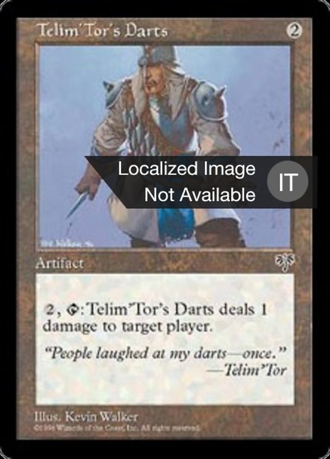 Telim'Tor's Darts (Mirage #321)