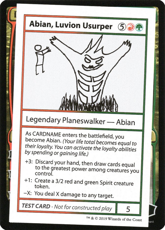 Abian, Luvion Usurper (Mystery Booster Playtest Cards 2021 #87)