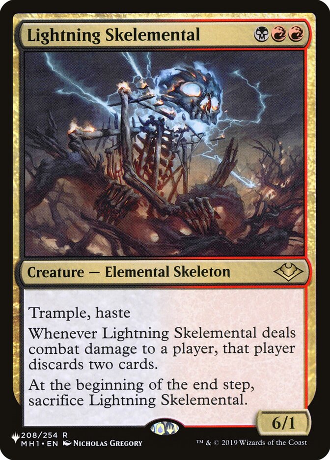 Lightning Skelemental (The List #MH1-208)