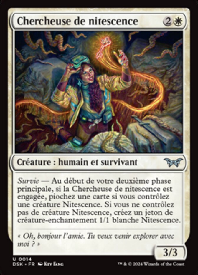 Chercheuse de nitescence