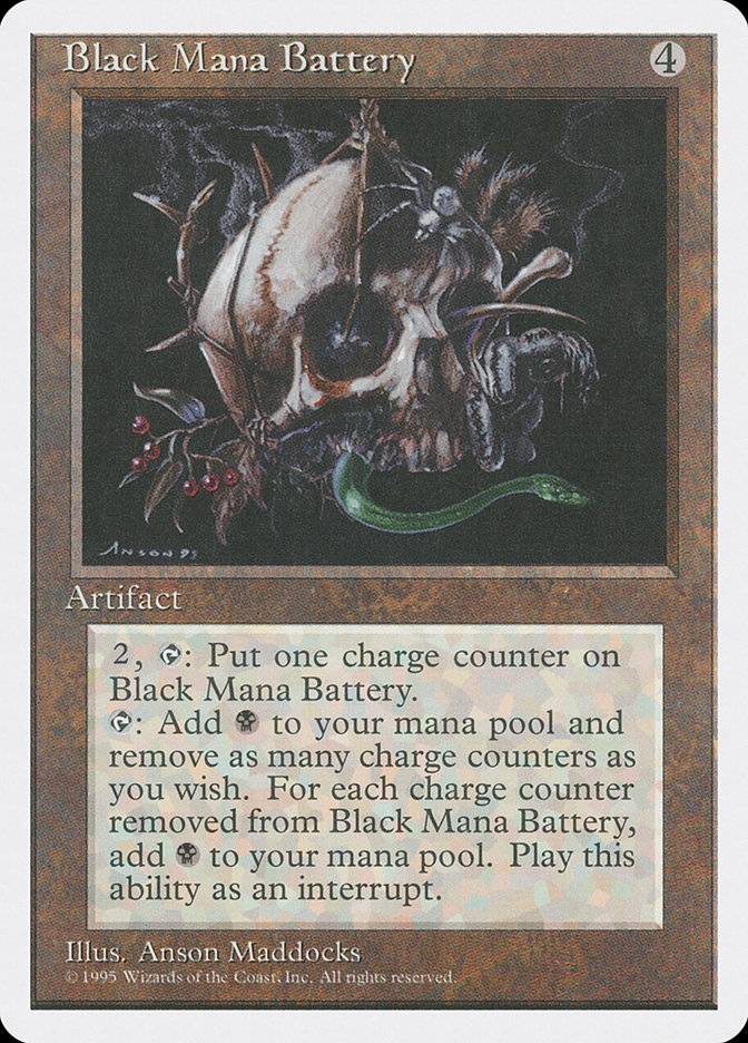 Black Mana Battery (Fourth Edition #298)