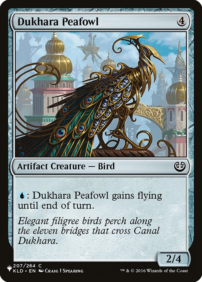 Dukhara Peafowl (The List #KLD-207)