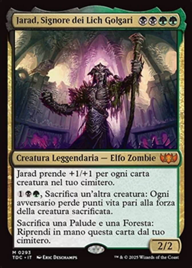 Jarad, Signore dei Lich Golgari