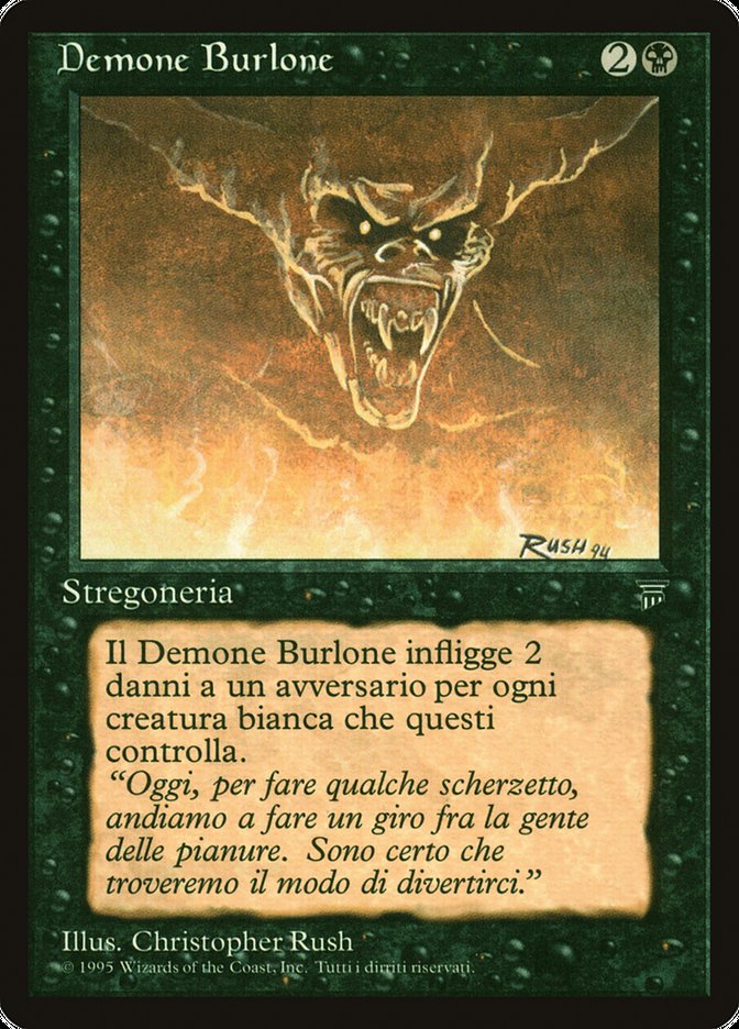 Demone Burlone (Jovial Evil) · Legends (LEG) #109 · Scryfall Magic