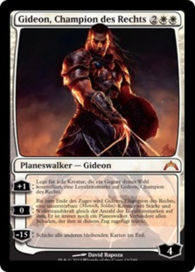 Gideon, Champion of Justice (Gatecrash #13)