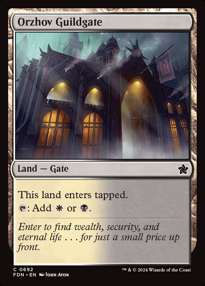 Orzhov Guildgate (Foundations #692)