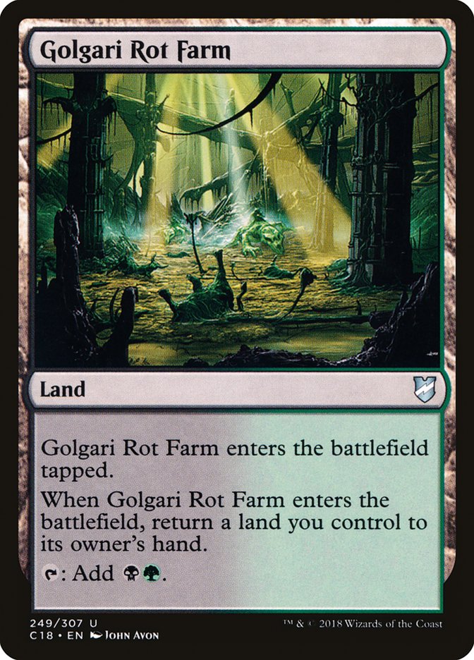 Golgari Rot Farm (Commander 2018 #249)