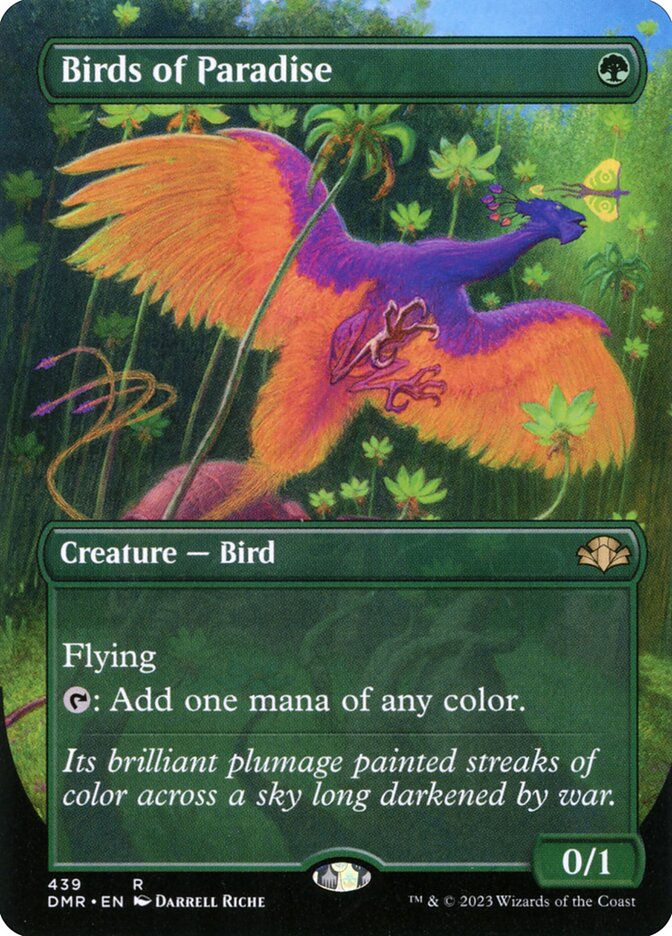 Birds of Paradise · Dominaria Remastered (DMR) #439 · Scryfall 
