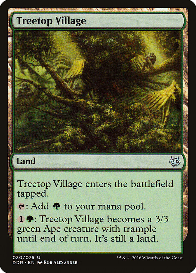Treetop Village (Duel Decks: Nissa vs. Ob Nixilis #30)