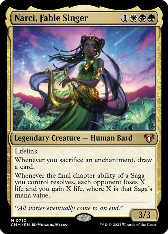 Narci, Fable Singer (Commander Masters #710)