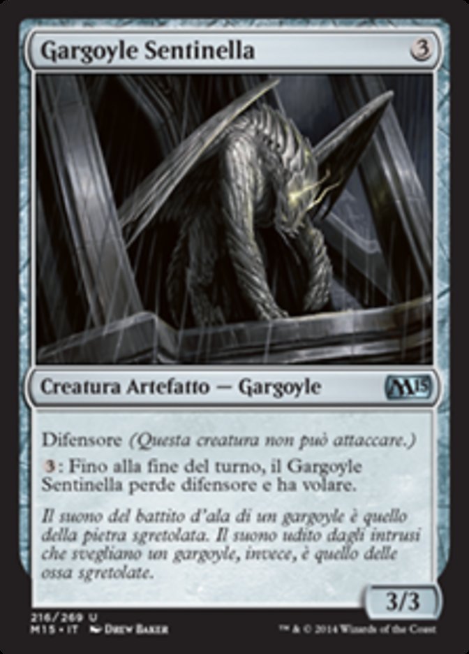 Gargoyle Sentinel (Magic 2015 #216)