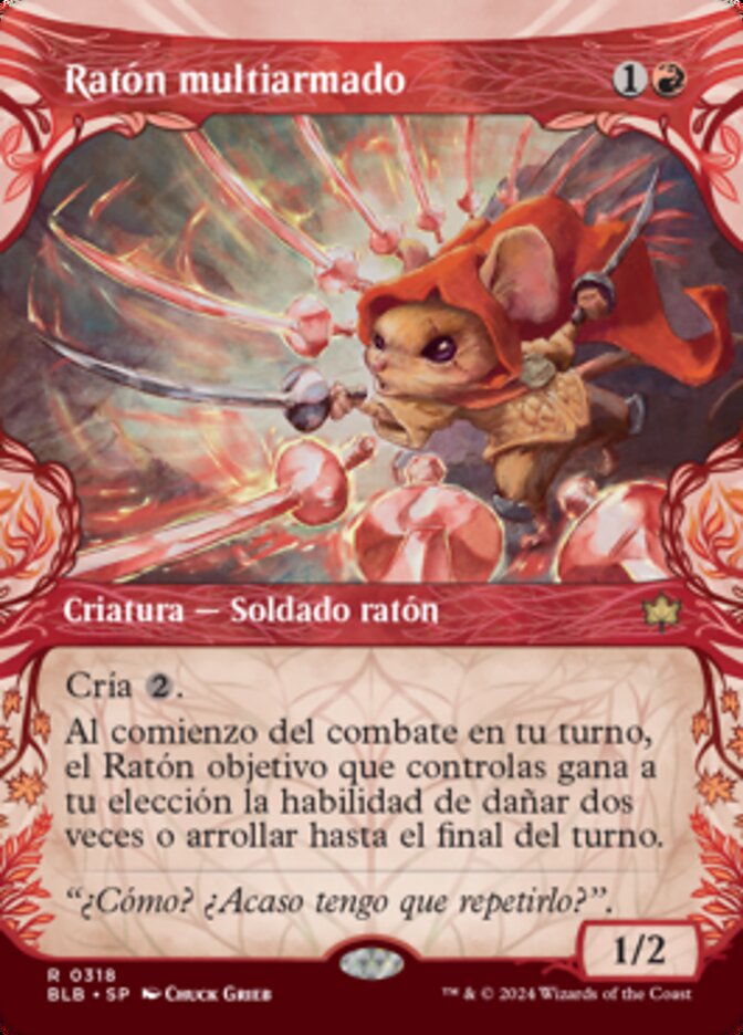 Ratón multiarmado