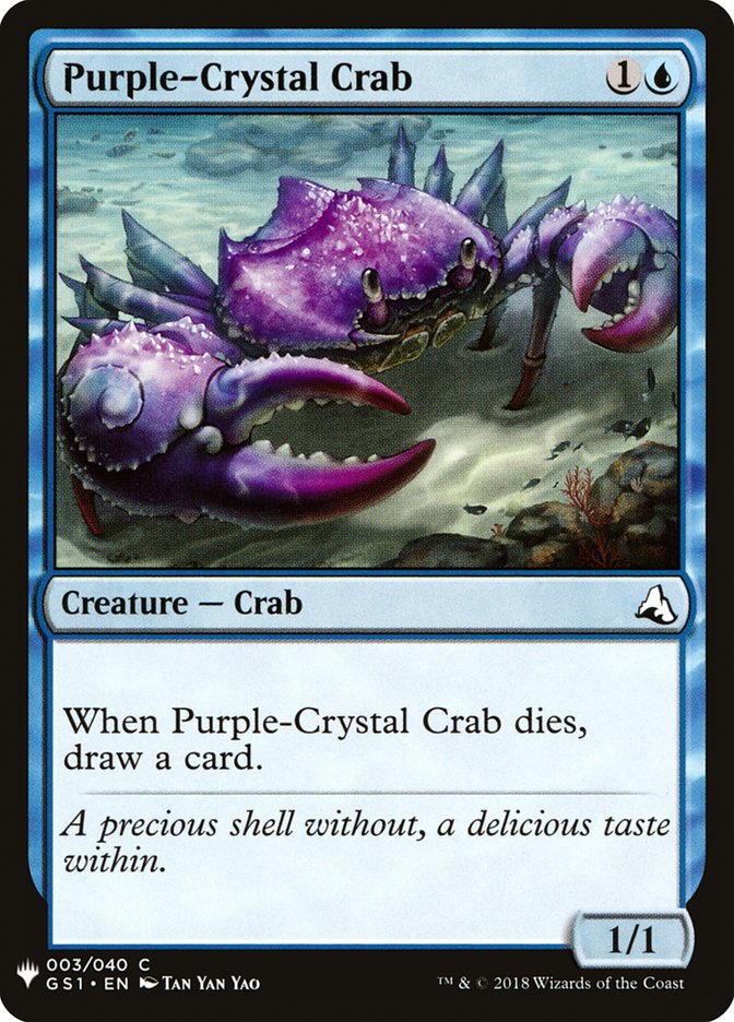 Purple-Crystal Crab (The List #GS1-3)