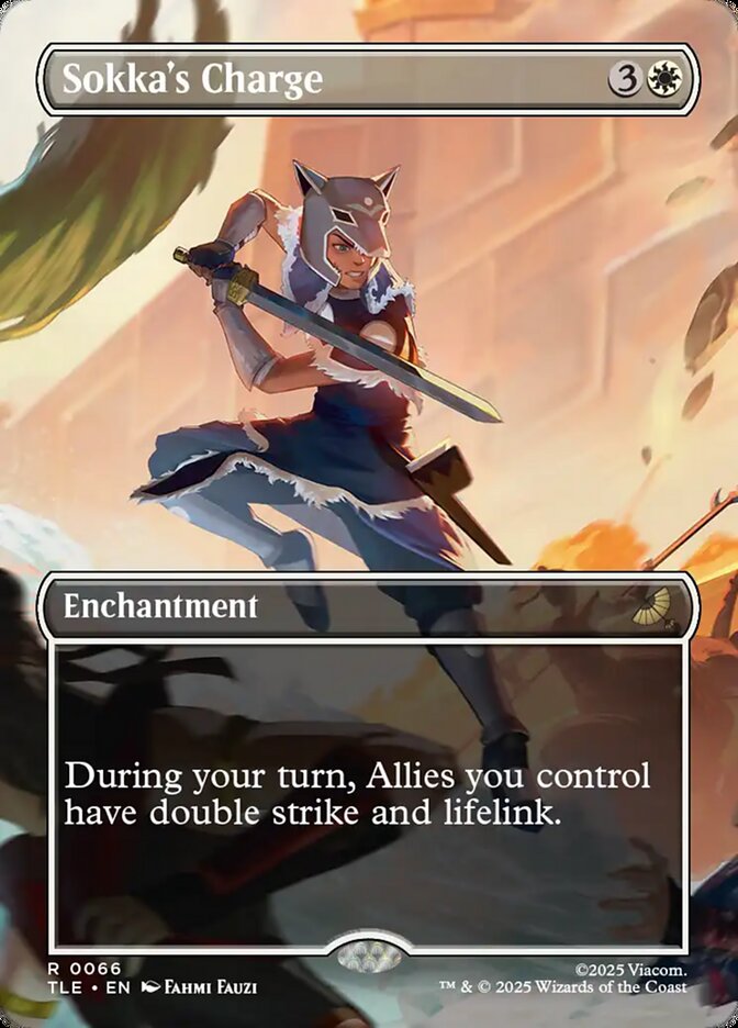 Sokka's Charge MTG card