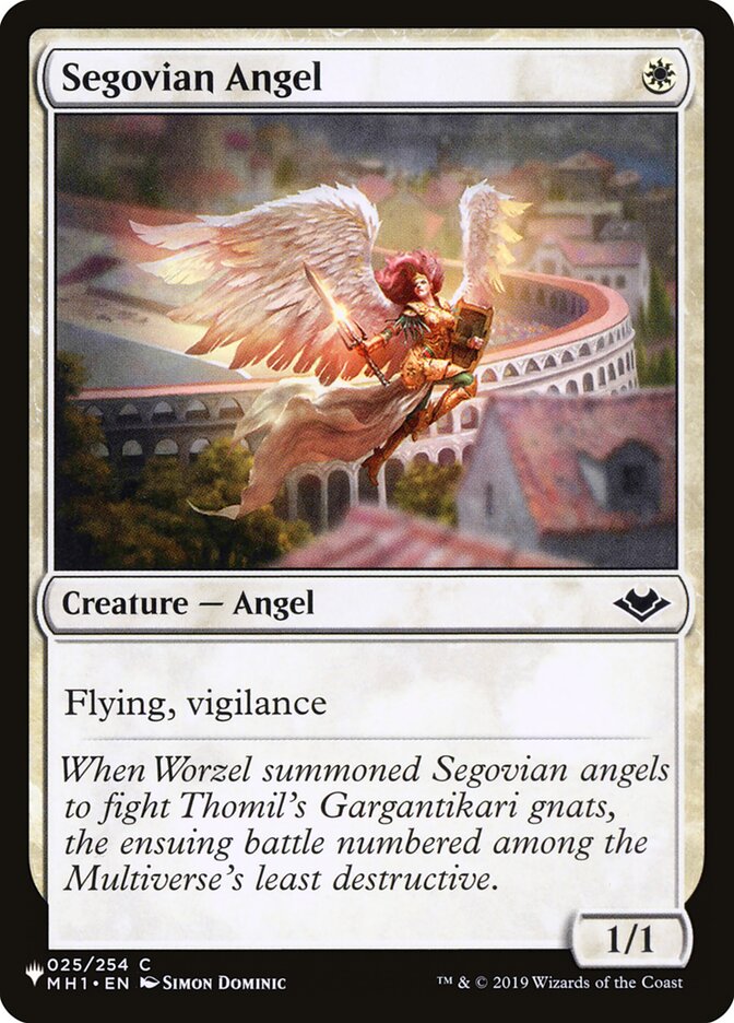 Segovian Angel (The List #MH1-25)