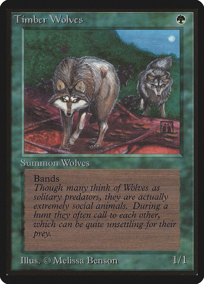 Timber Wolves (Limited Edition Beta #220)