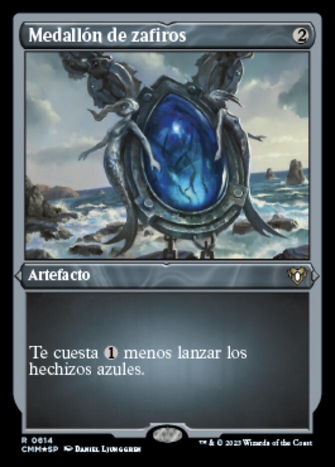 Medallón de zafiros