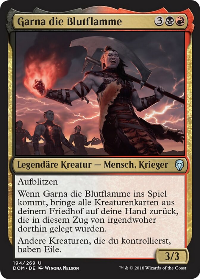 Garna, the Bloodflame (Dominaria #194)