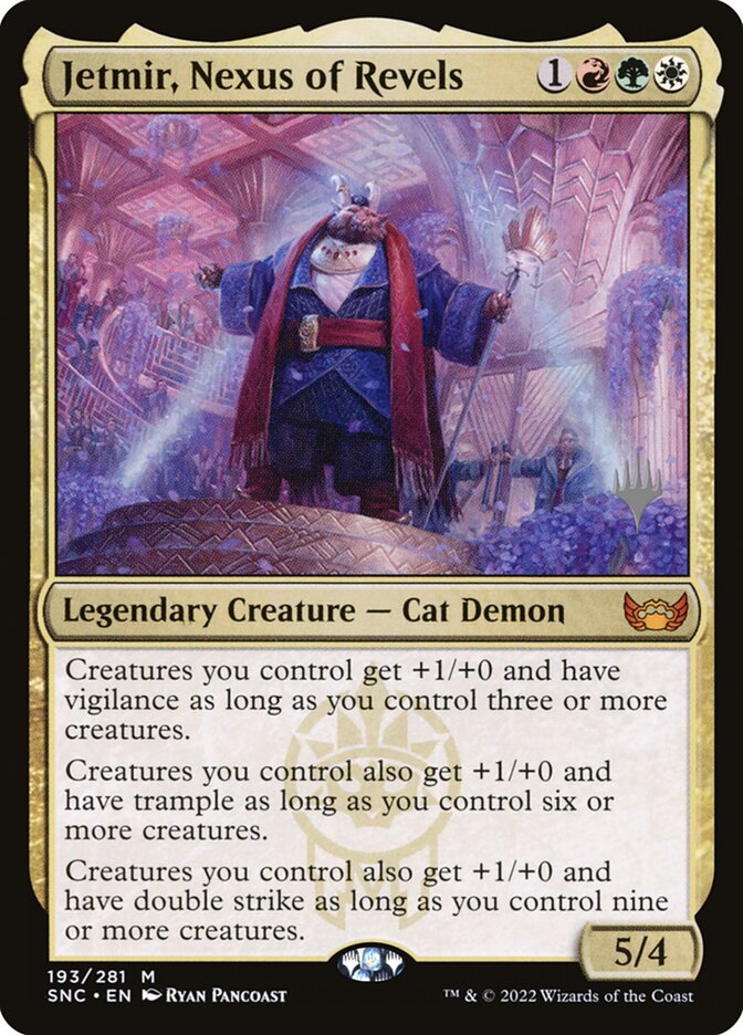 Jetmir, Nexus of Revels (Streets of New Capenna Promos #193p)