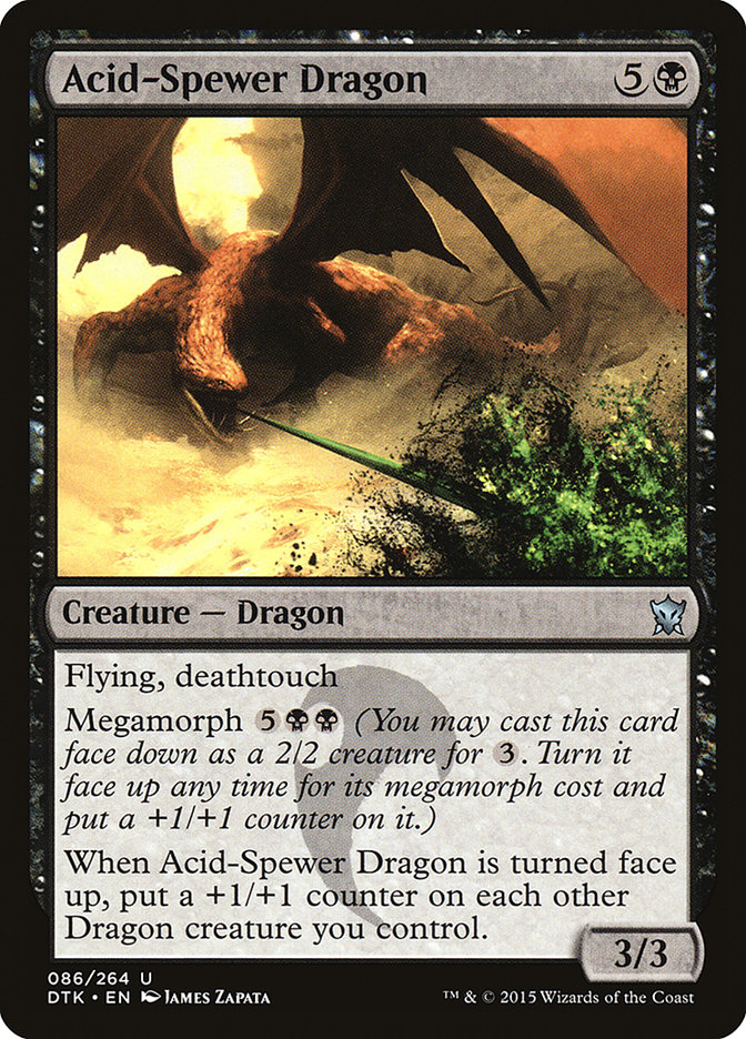 Acid-Spewer Dragon (Dragons of Tarkir #86)