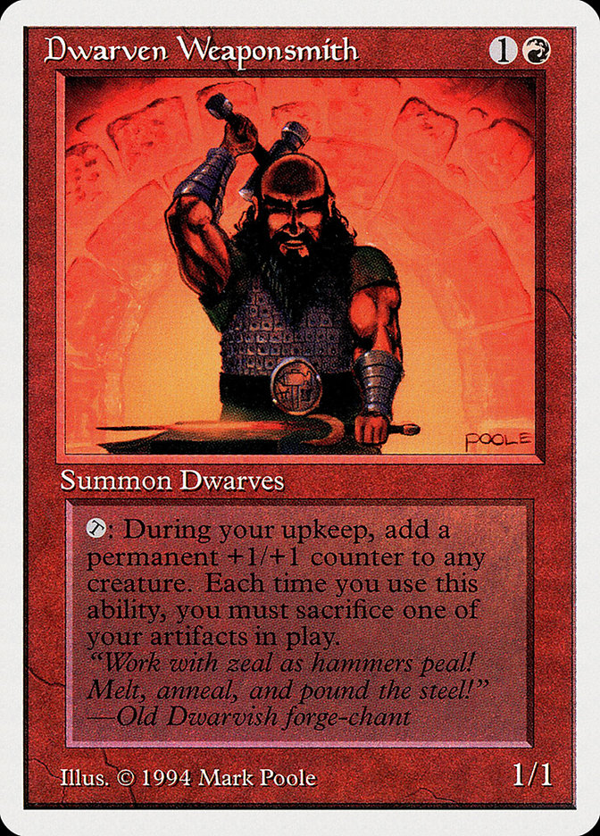Dwarven Weaponsmith (Summer Magic / Edgar #145)