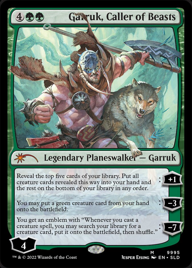 Garruk, Caller of Beasts (Secret Lair Drop #9995)