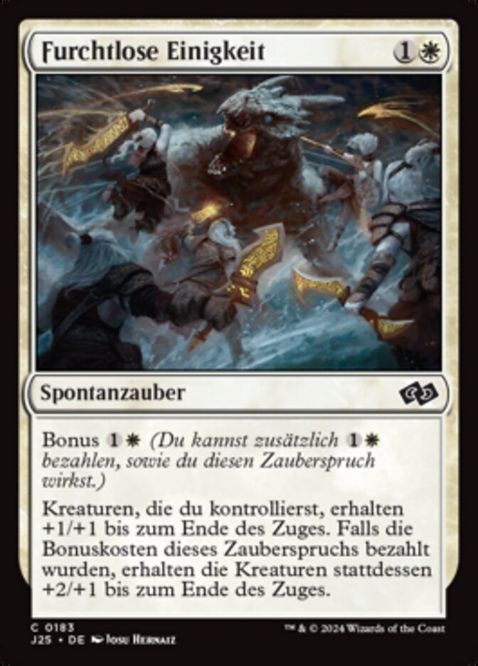 Furchtlose Einigkeit