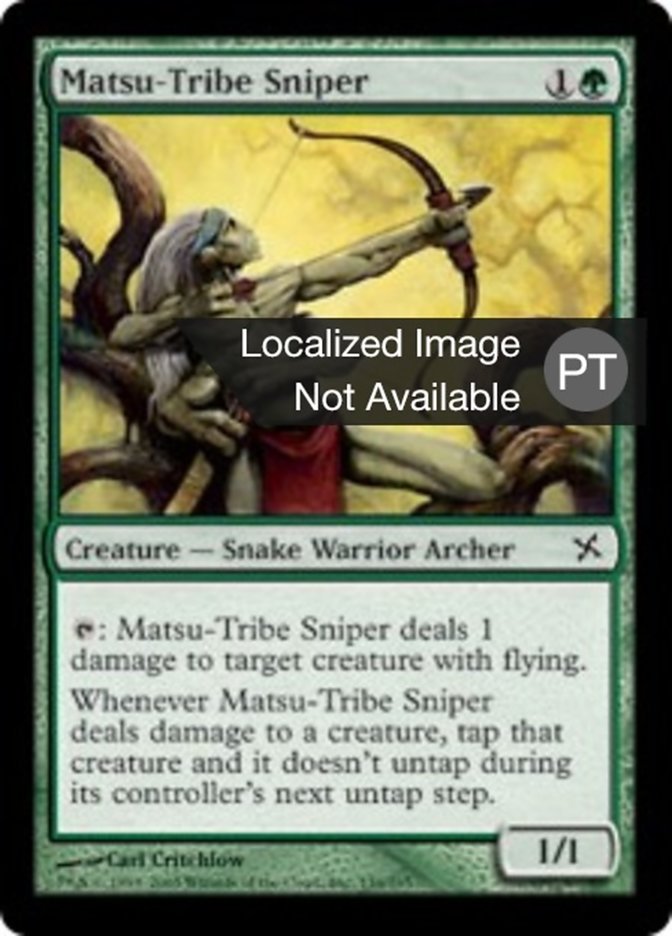 Matsu-Tribe Sniper (Betrayers of Kamigawa #136)