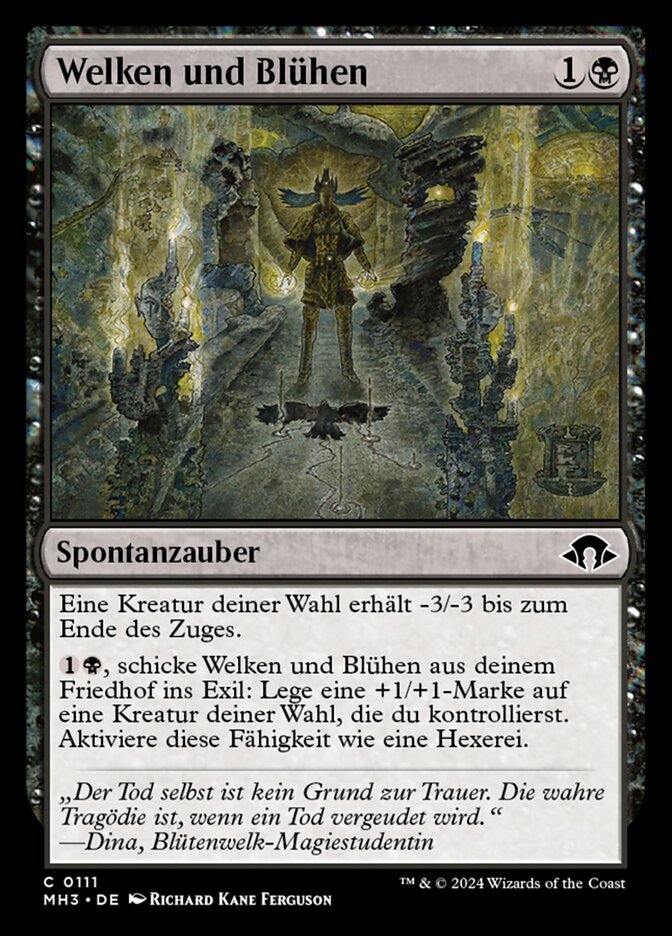 Welken und Blühen