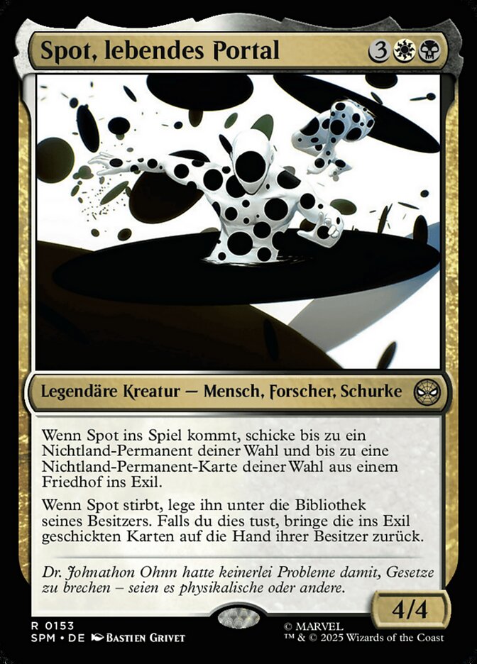 Spot, lebendes Portal