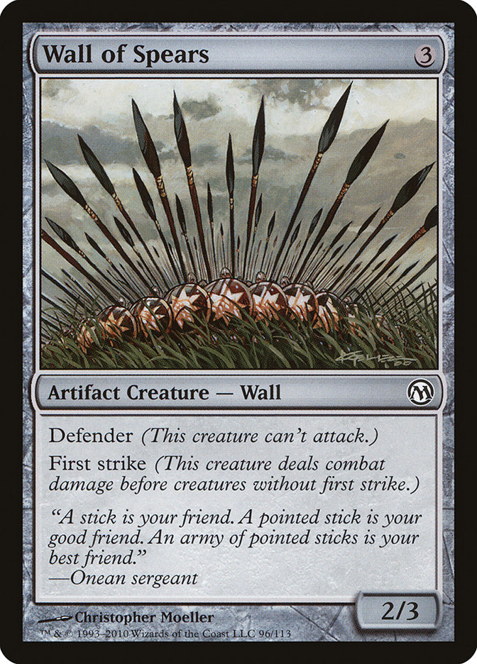 Wall of Spears (Duels of the Planeswalkers #96)