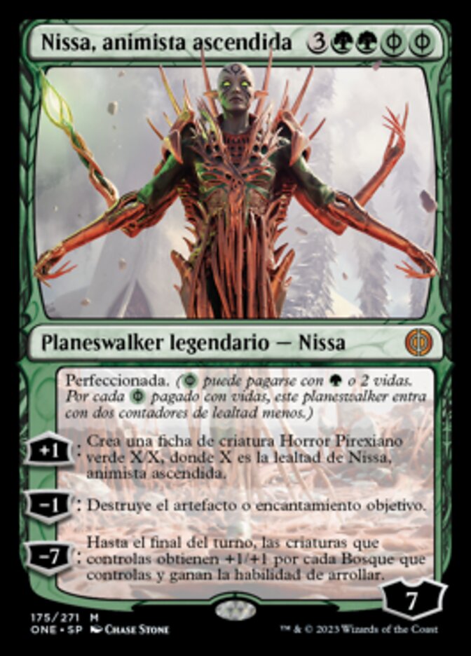 Nissa, Ascended Animist (Phyrexia: All Will Be One #175)