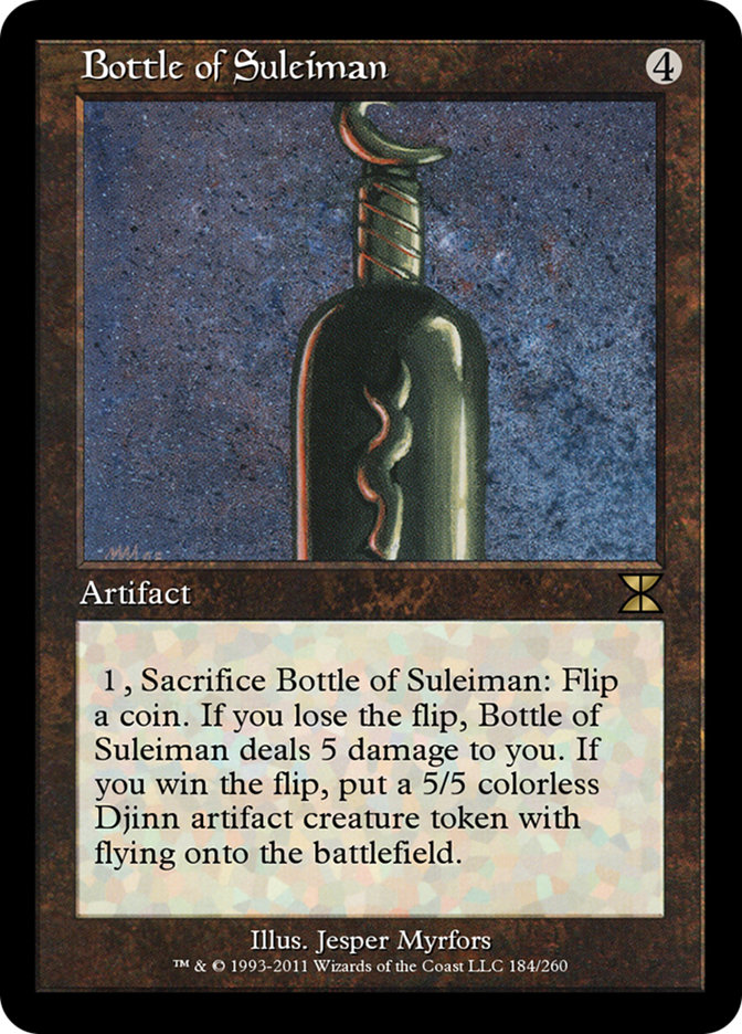 Bottle of Suleiman (Masters Edition IV #184)