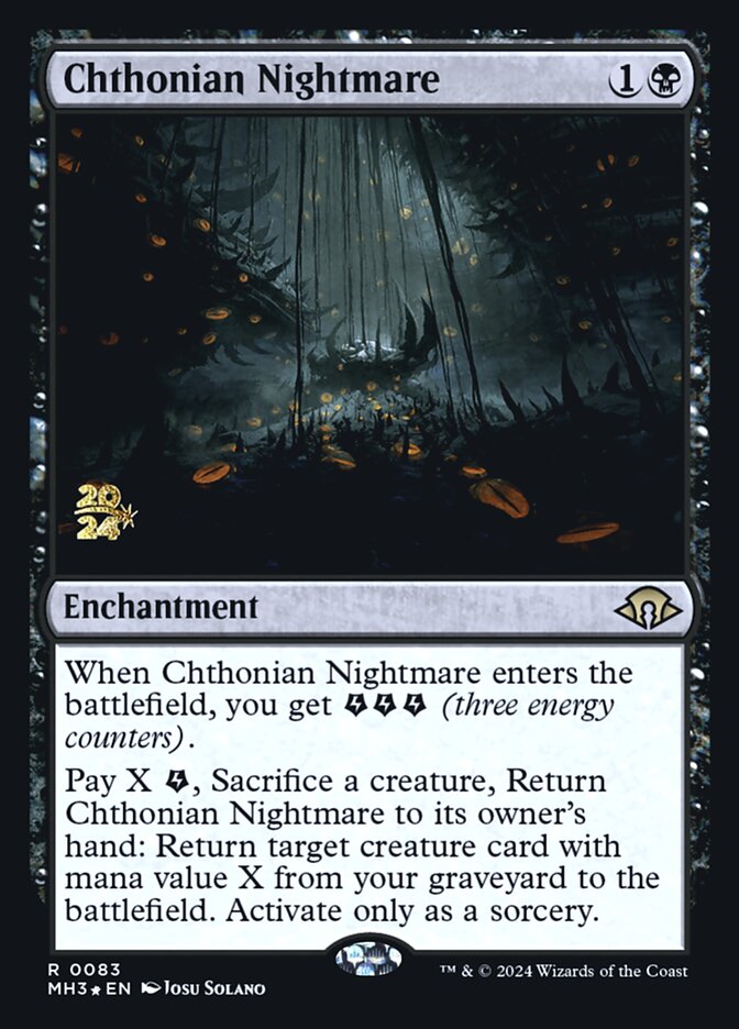 Chthonian Nightmare (Modern Horizons 3 Promos #83s)