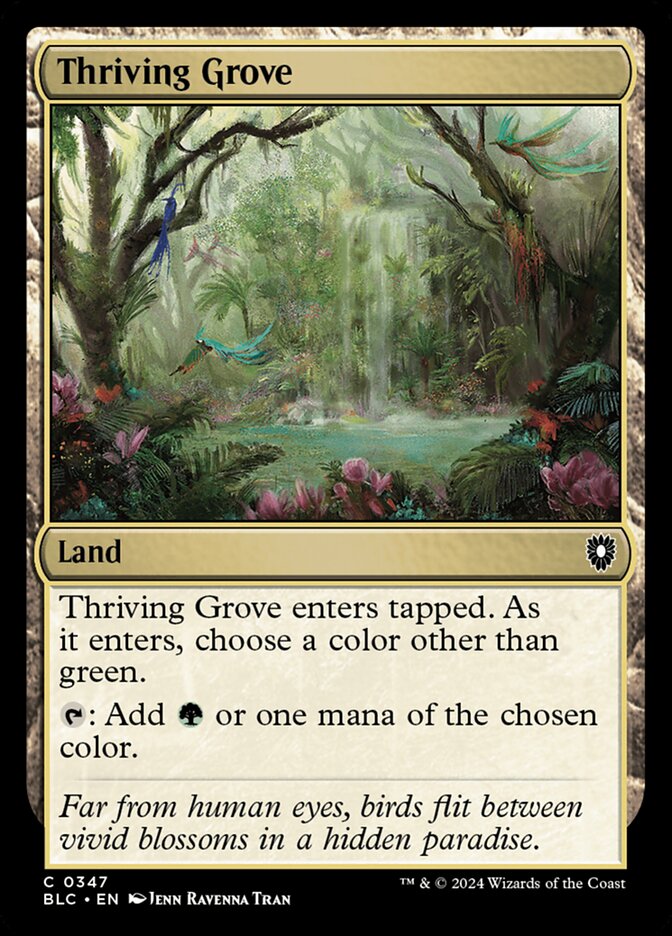 Thriving Grove (Bloomburrow Commander #347)