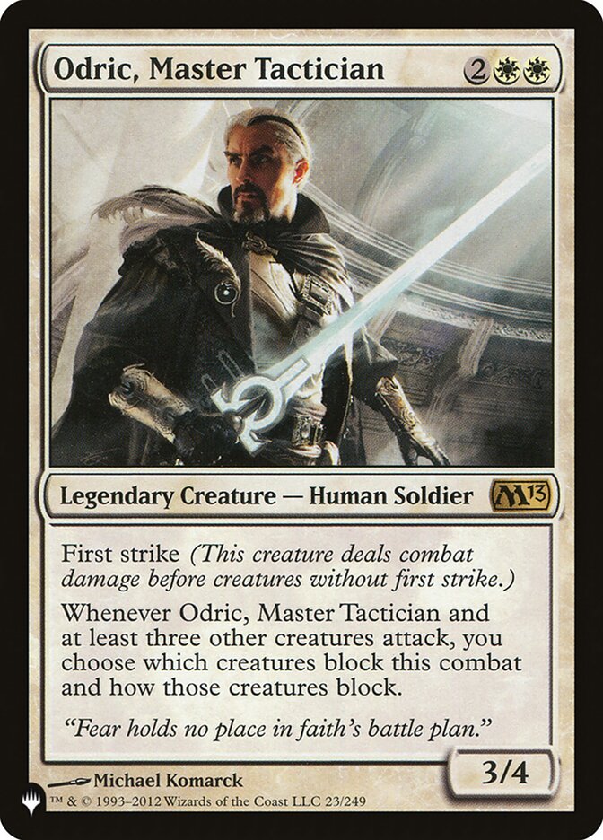 Odric, Master Tactician (The List #M13-23)