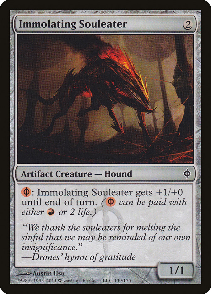 Immolating Souleater (New Phyrexia #139)
