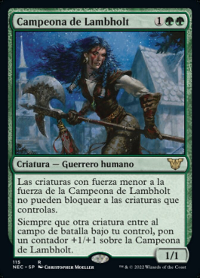 Champion of Lambholt (Neon Dynasty Commander #115)