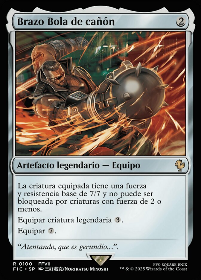 Brazo Bola de cañón