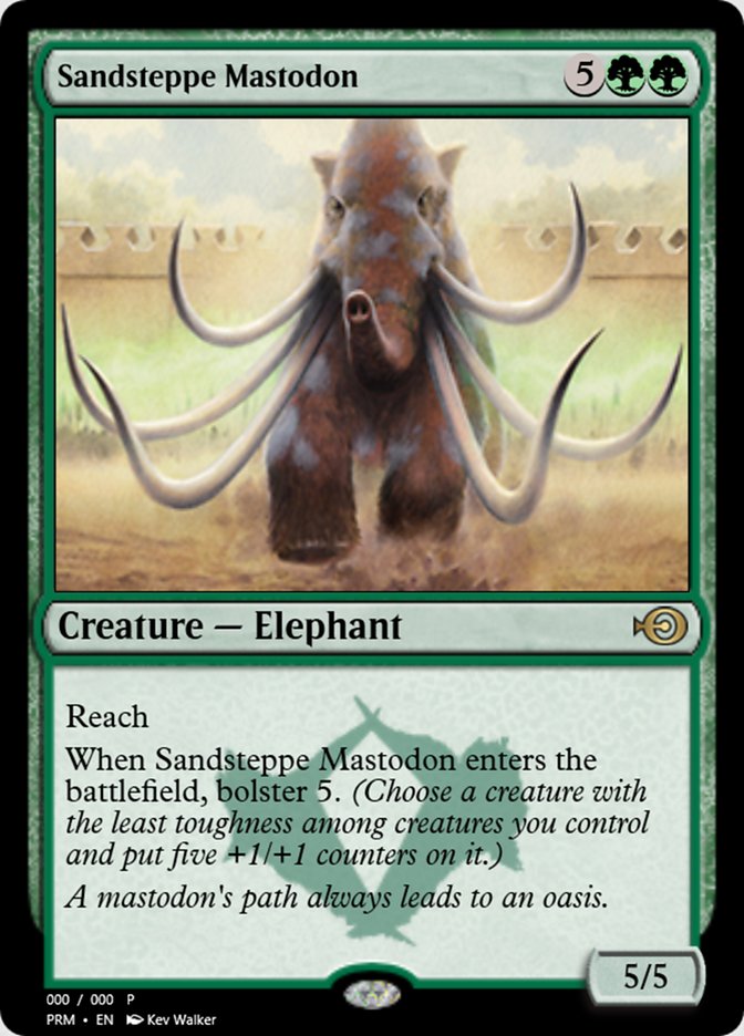 Sandsteppe Mastodon (Magic Online Promos #55721)
